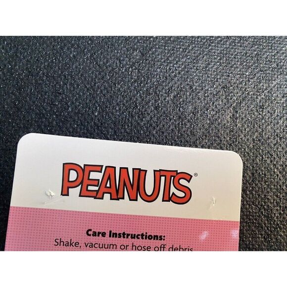 Peanuts Snoopy Valentines Outdoor Rubber Door Mat Rug 18X30” Red Hearts NEW - Picture 13 of 14